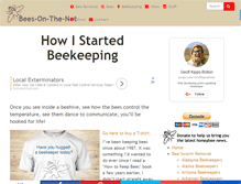 Tablet Screenshot of bees-on-the-net.com